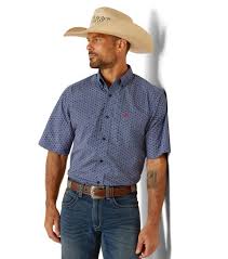 Ariat Davey Medieval Blue SS SHRT