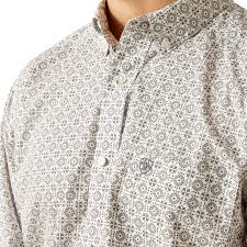 Ariat Jimmy FTD Gray LS SHRT