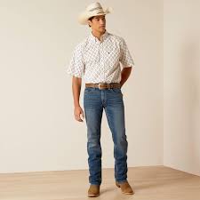 Ariat Terrance White SS SHRT