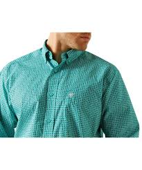 Ariat Jaylin Turquoise LS SHRT