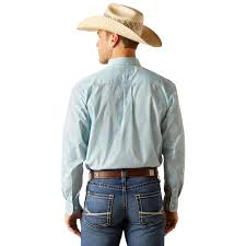 Ariat WF Ian Porcelain Blue SS SHRT