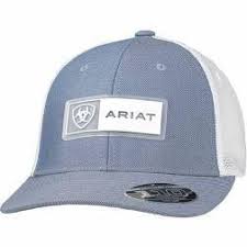 Gorra azul claro con parche de goma de Ariat