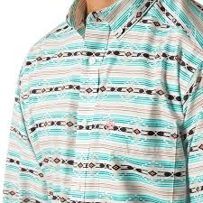 ARIAT Jefferson Ice Green LS SHRT