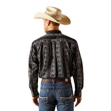 Ariat Jared Black LS SHRT