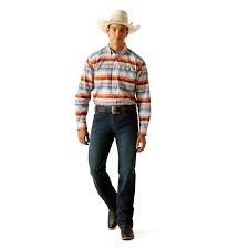 Ariat Dexter Jasper Stone LS SHRT