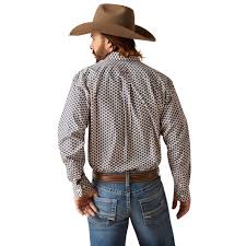 ARIAT WF Grayden White LS SHRT