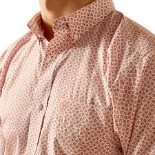 ARIAT WF Izaiah FTD Tabasco Red LS SHRT