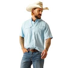 ARIAT Venttek Outbound Clear Sky SS SHRT
