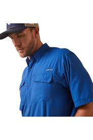 Camiseta Ariat Venttek Outbound True Blue SS