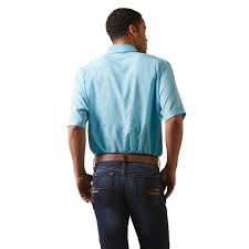 Camiseta Ariat Venttek CLSSC Cenote Aqua SS