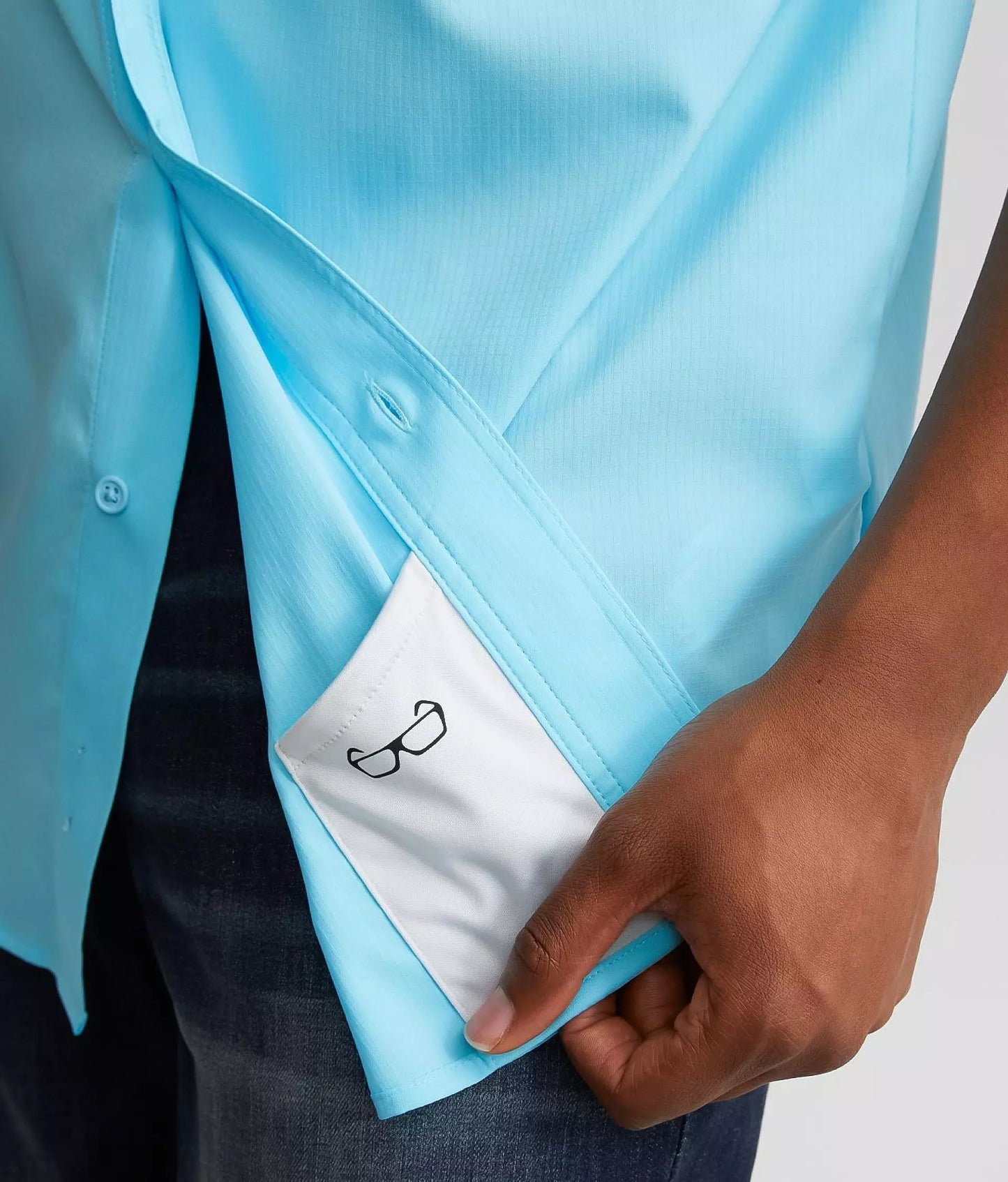 Camiseta Ariat Venttek CLSSC Cenote Aqua SS