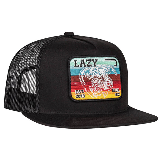 Lazy J Ranch Black Serape Elevation curve Hat