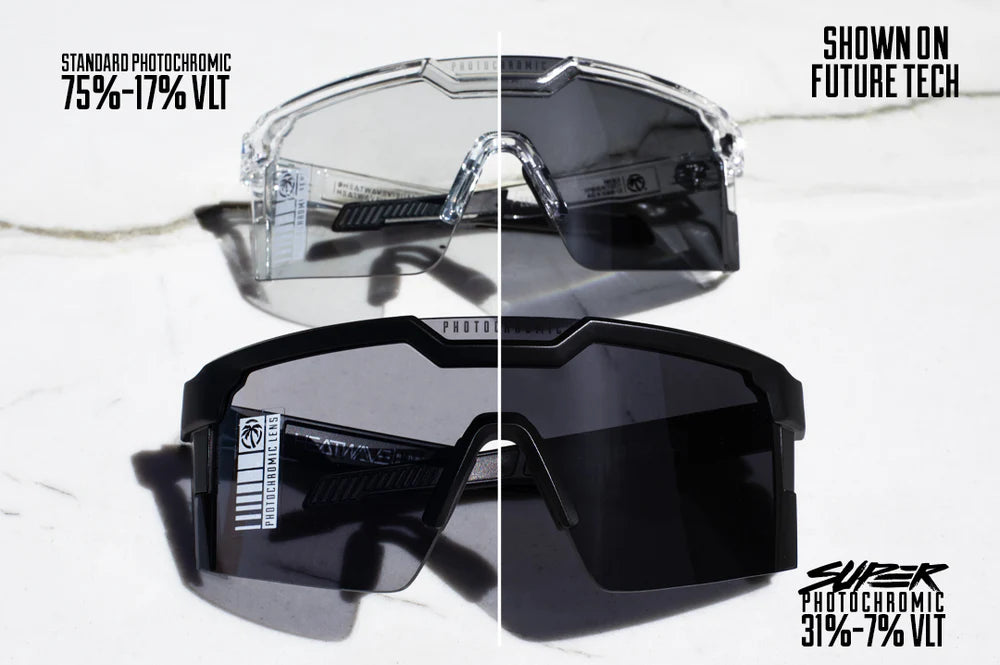 HeatWave Future Tech Sunglasses: SUPER Photochromic Lens Z87+