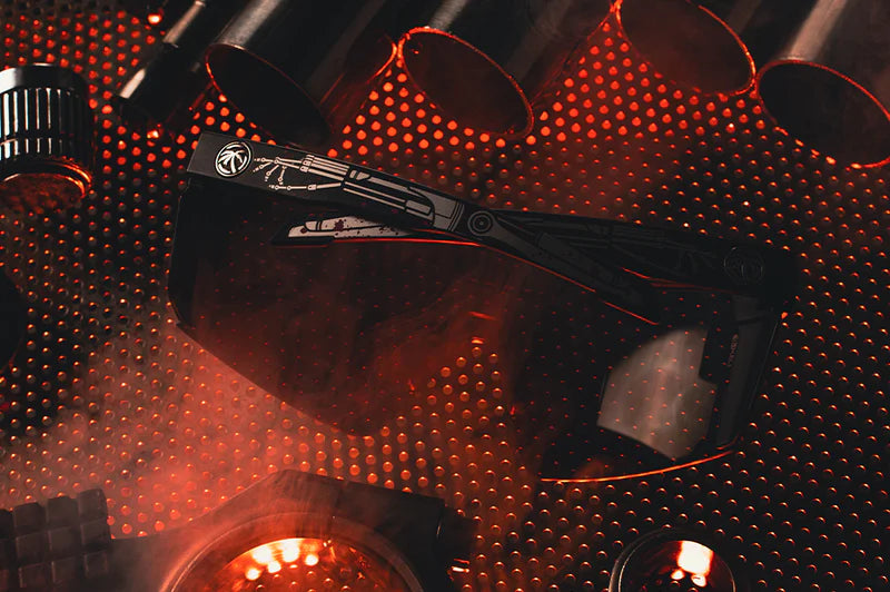 HeatWave Future Tech Sunglasses: Tech Noir Customs Z87+