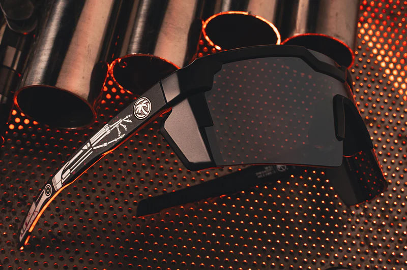 HeatWave Future Tech Sunglasses: Tech Noir Customs Z87+