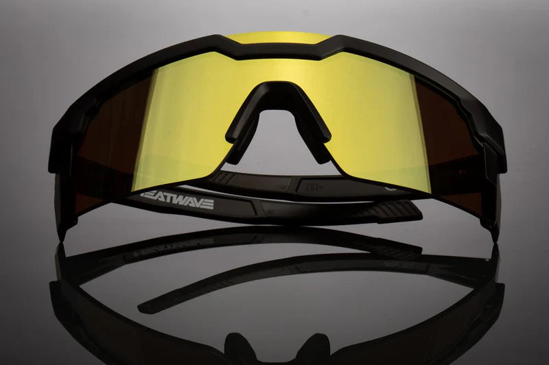 HeatWave Future Tech Sunglasses: Gold Rush Z87+