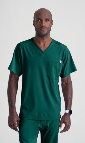 Structure 1-Pocket V-Neck Scrub Top