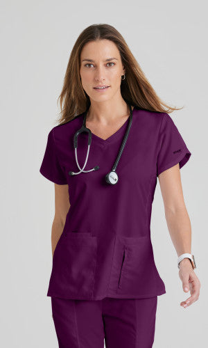 Cora 4-Pocket Scrub Top