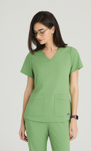 Emma 4-Pocket V-Neck Scrub Top - Seasonal Colors