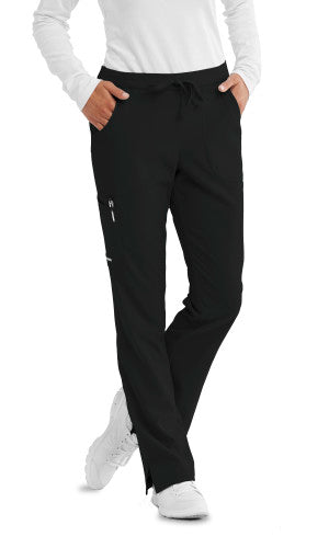 Reliance 3-Pocket Mid-Rise Fit & Flare Leg Scrub Pant - Tall