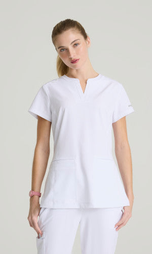 Coast Placket V-Neck Top