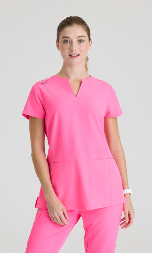 Coast Placket V-Neck Top