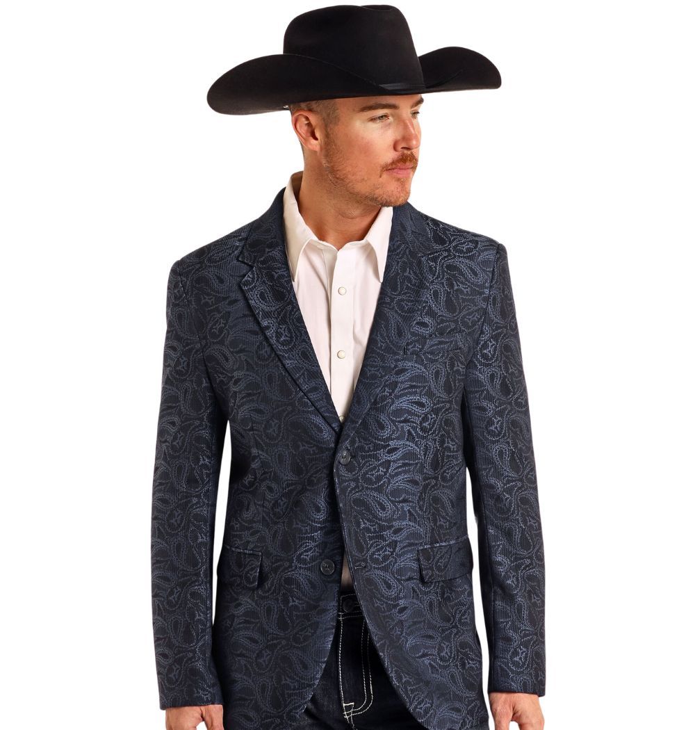 Rock & Roll Paisley Jacquard Blazer