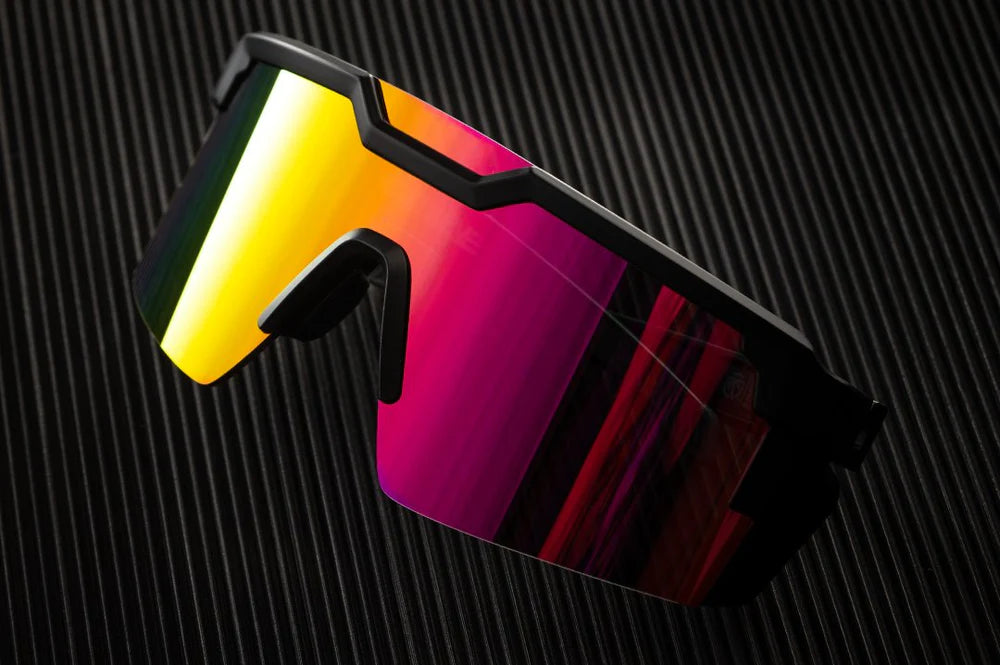 HeatWave Future Tech Sunglasses: Black Frame Savage Spectrum Z87+