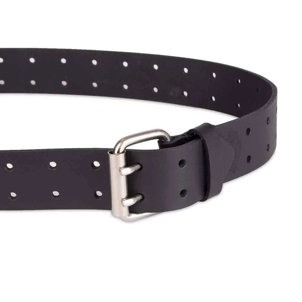 Dickies Men's Leather Two Hole Double Prong Bridle Belt