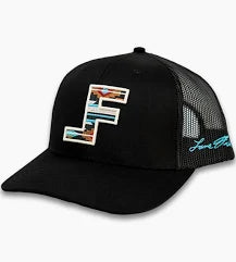 LANE FROST AZTEC BLACK CURVE CAP