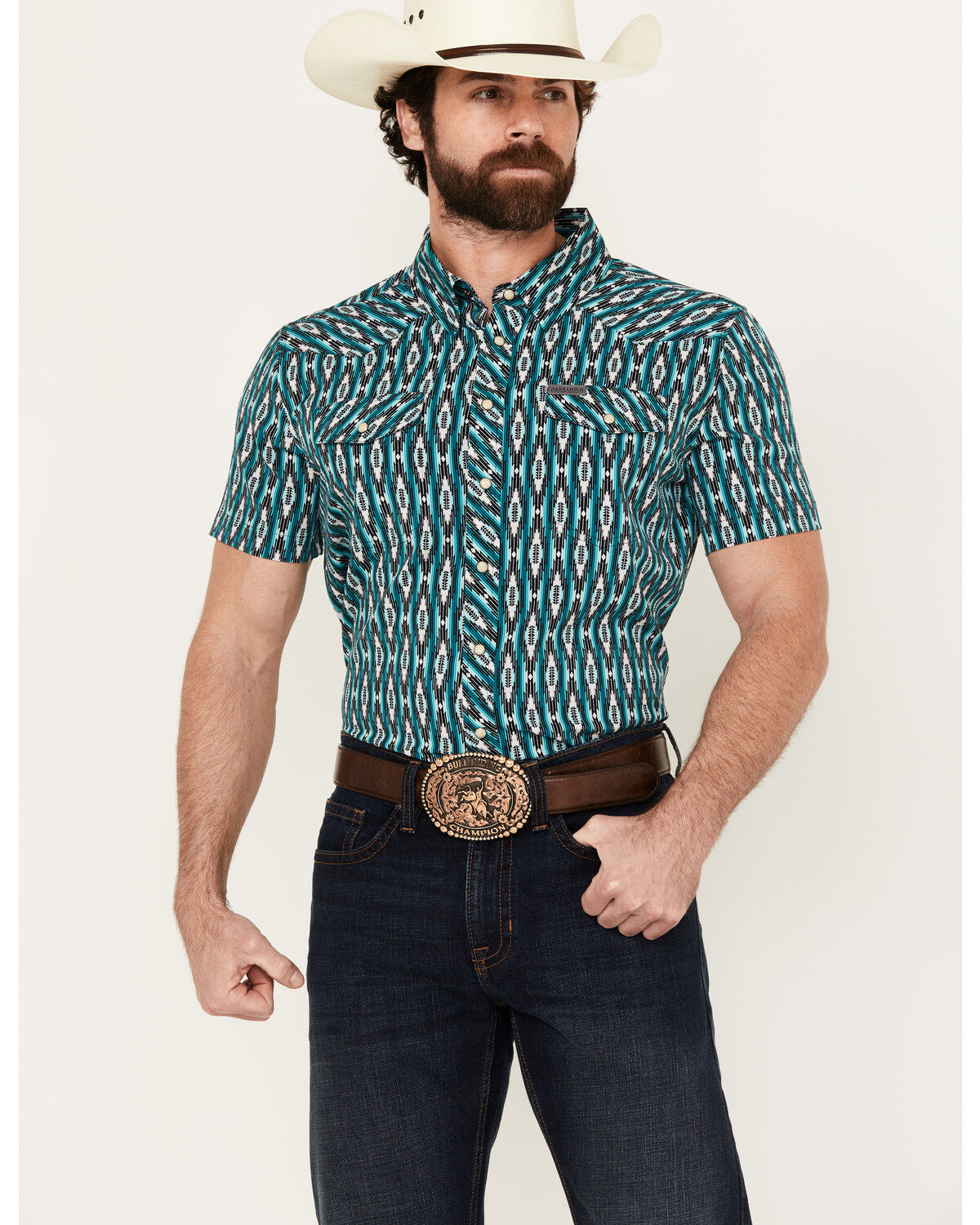 Panhandle Short Sleeve Snap Button Downs