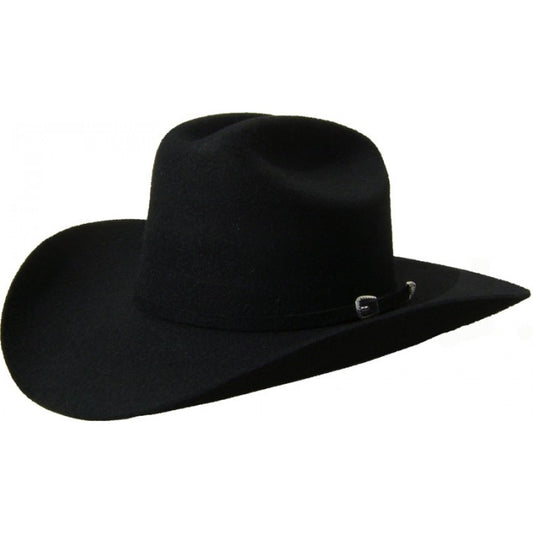 Kids’ 100% Wool Felt Cattleman – Black Sombrero