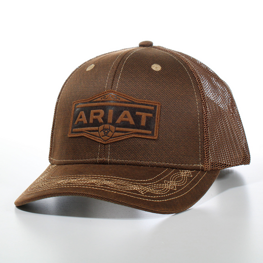 ARIAT VINTAGE LOGO PATCH BROWN
