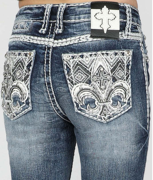 Girls Youth Answer Me Denim Jeans