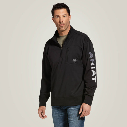 Ariat Team Logo 1/4 Zip Sweatshirt