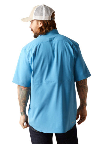 Camiseta ARIAT Venttek Clssc Cendre Azul Manga Corta