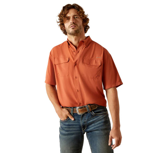 ARIAT Venttek Outbound Baked Clay SS SHRT