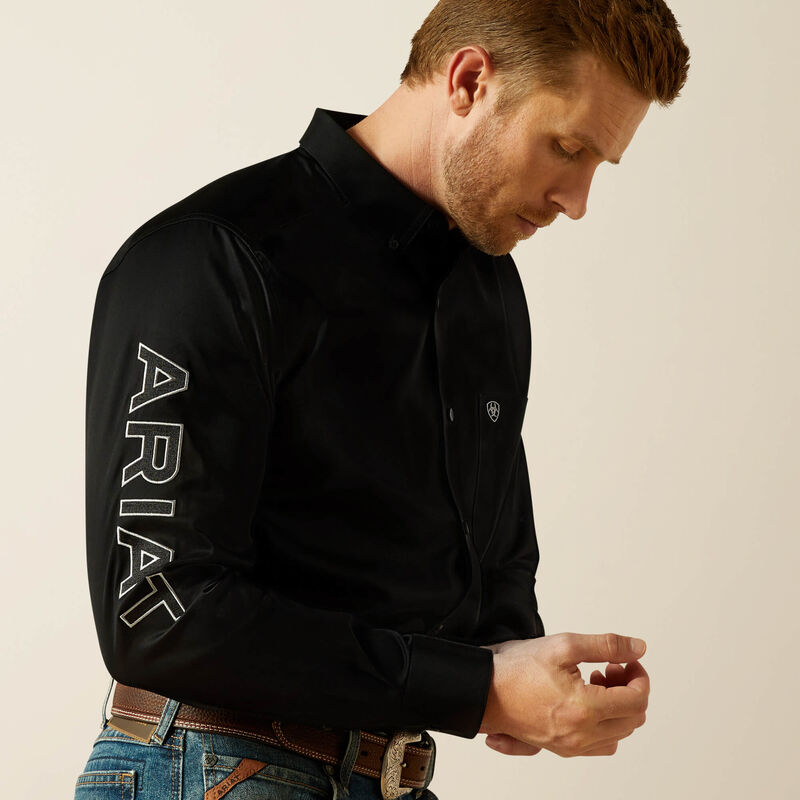 Ariat Team Logo Twill Fitted Shirt