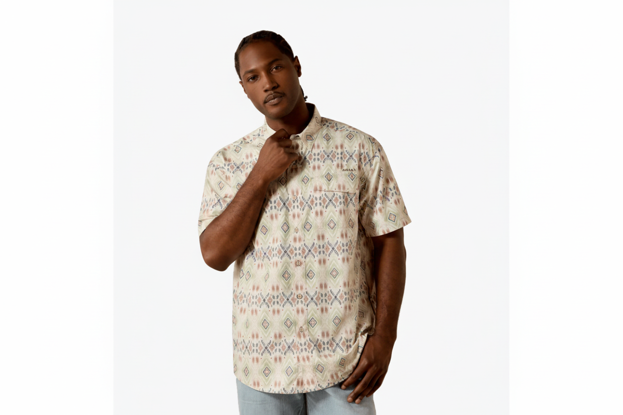 Ariat Men's Printed VentTEK Outbound Classic Fit Shirt