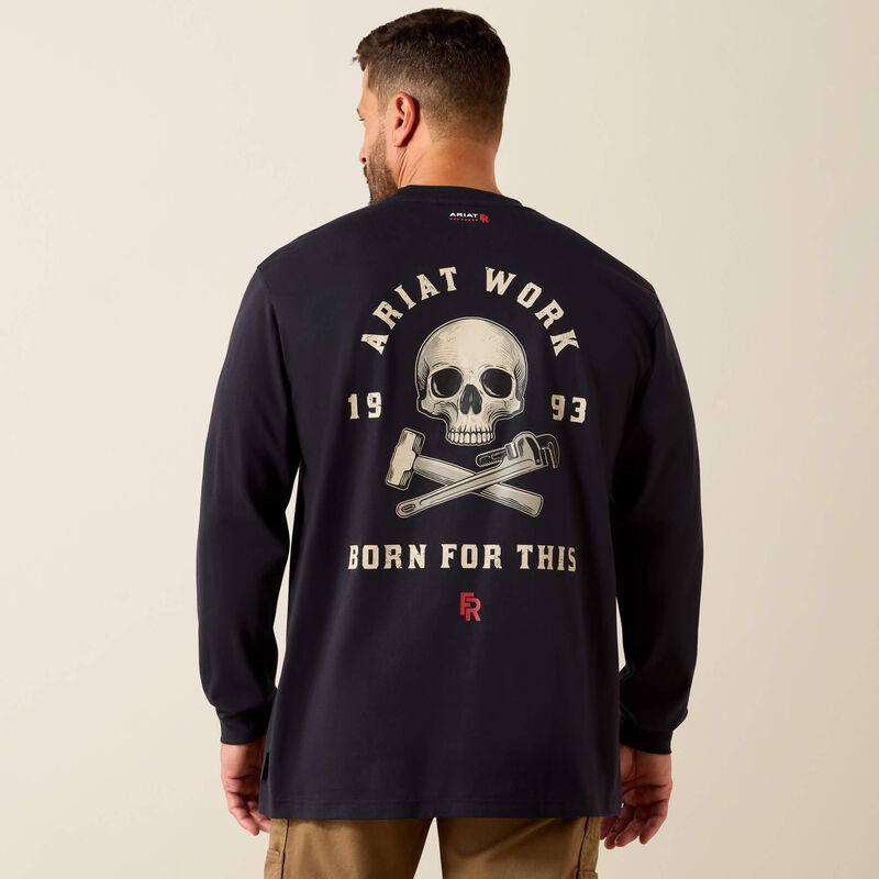 FR Air Skull Long Sleeve T-Shirt