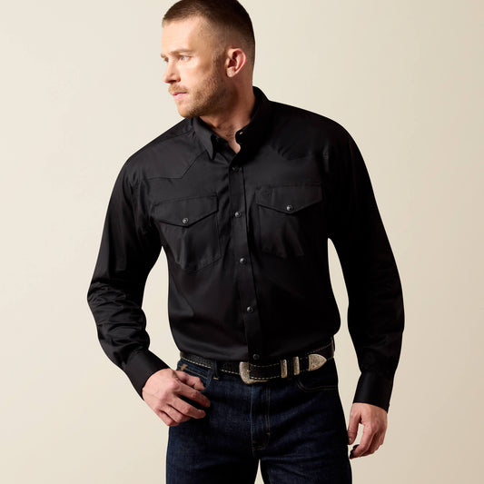 Ariat Men's Lightweight Twill Classic Fit Snap Shirt