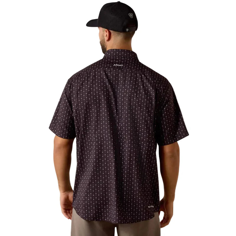 Men's Ariat Black Printed VentTEK Classic Fit Shirt