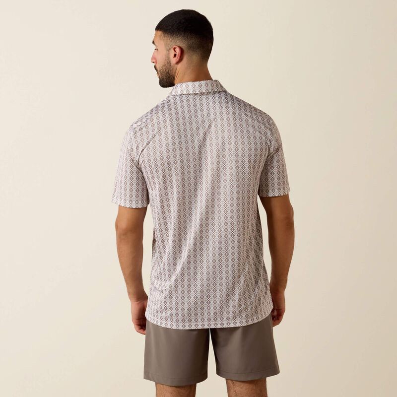 Ariat Men's All Over Print Polo - Big & Tall