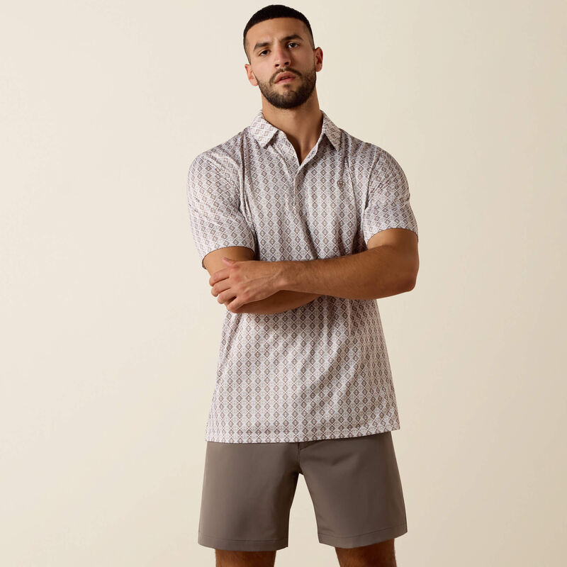 Ariat Men's All Over Print Polo - Big & Tall