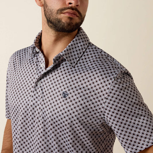 Ariat Men's All Over Print Polo -  Big and Tall
