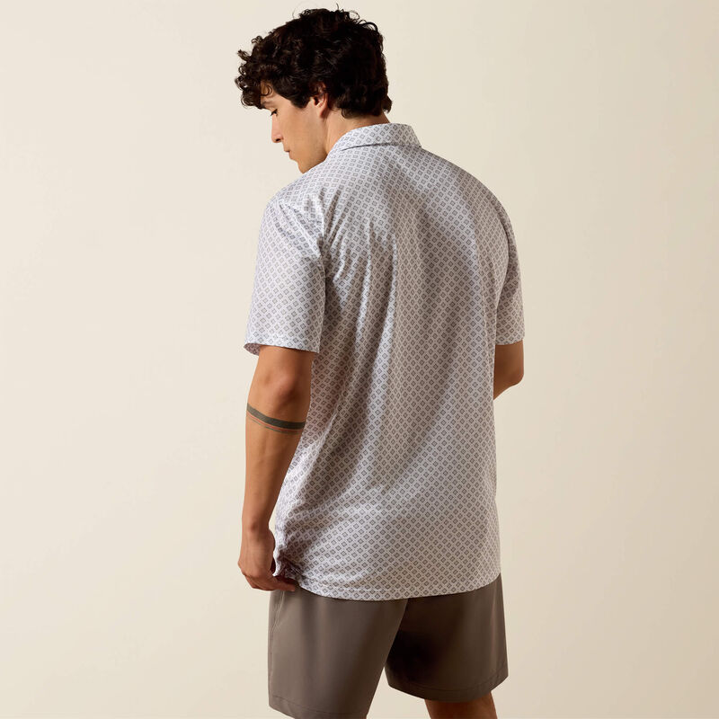 Ariat Men's All Over Print Polo