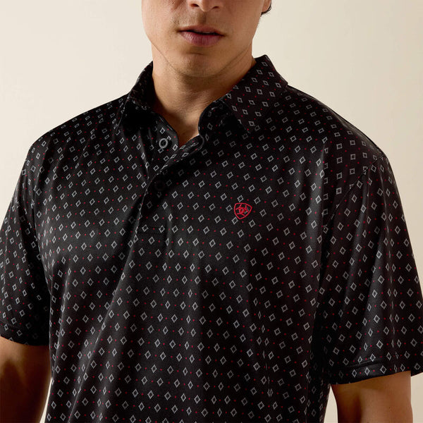Ariat Men's All Over Print Polo