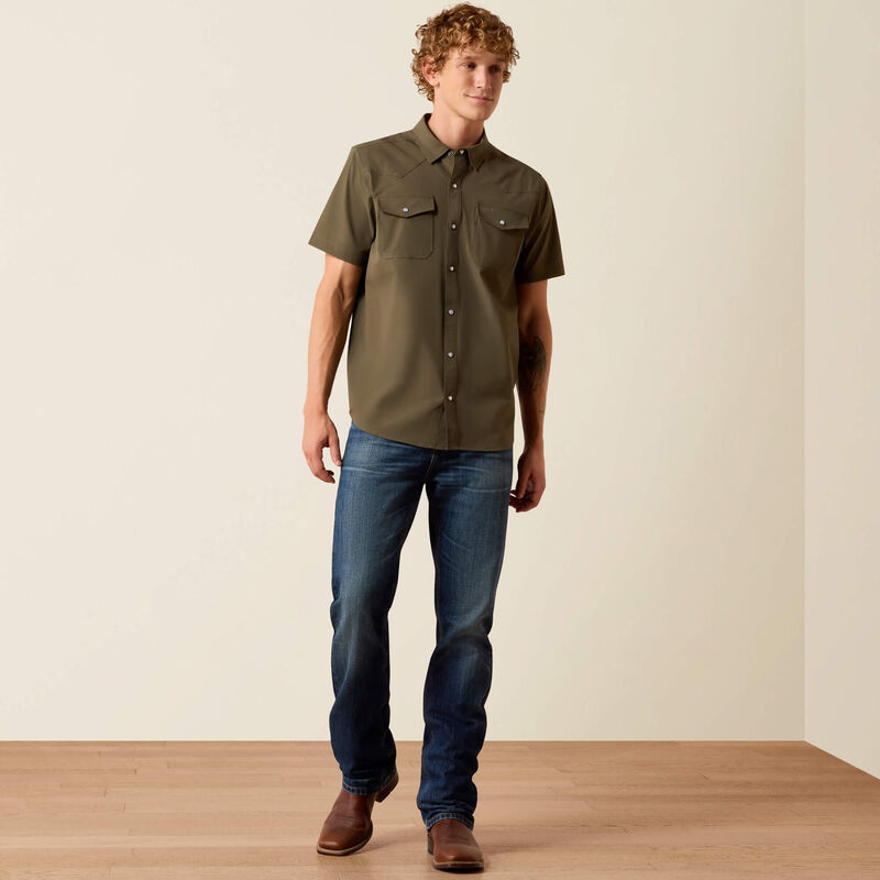 Ariat FrontierTough VentTEK Western Fitted Snap Shirt