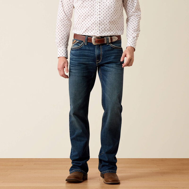 Men's Ariat M4 Relaxed Crawford Boot Cut Jeans