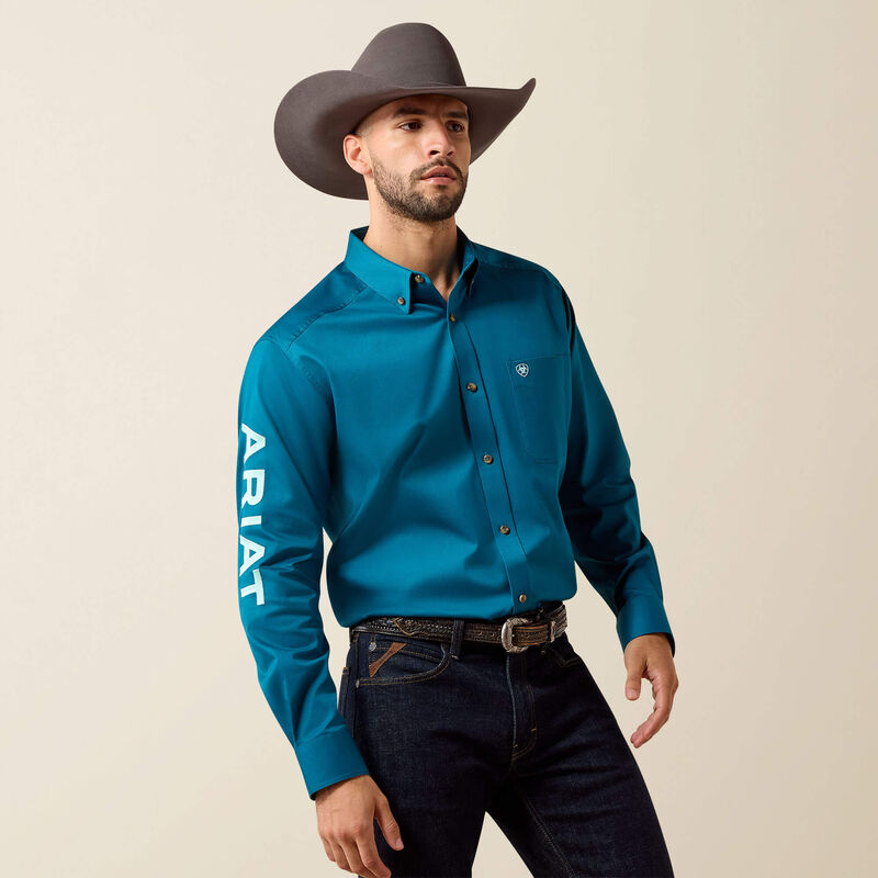 Ariat Team Logo Twill LS Shirt